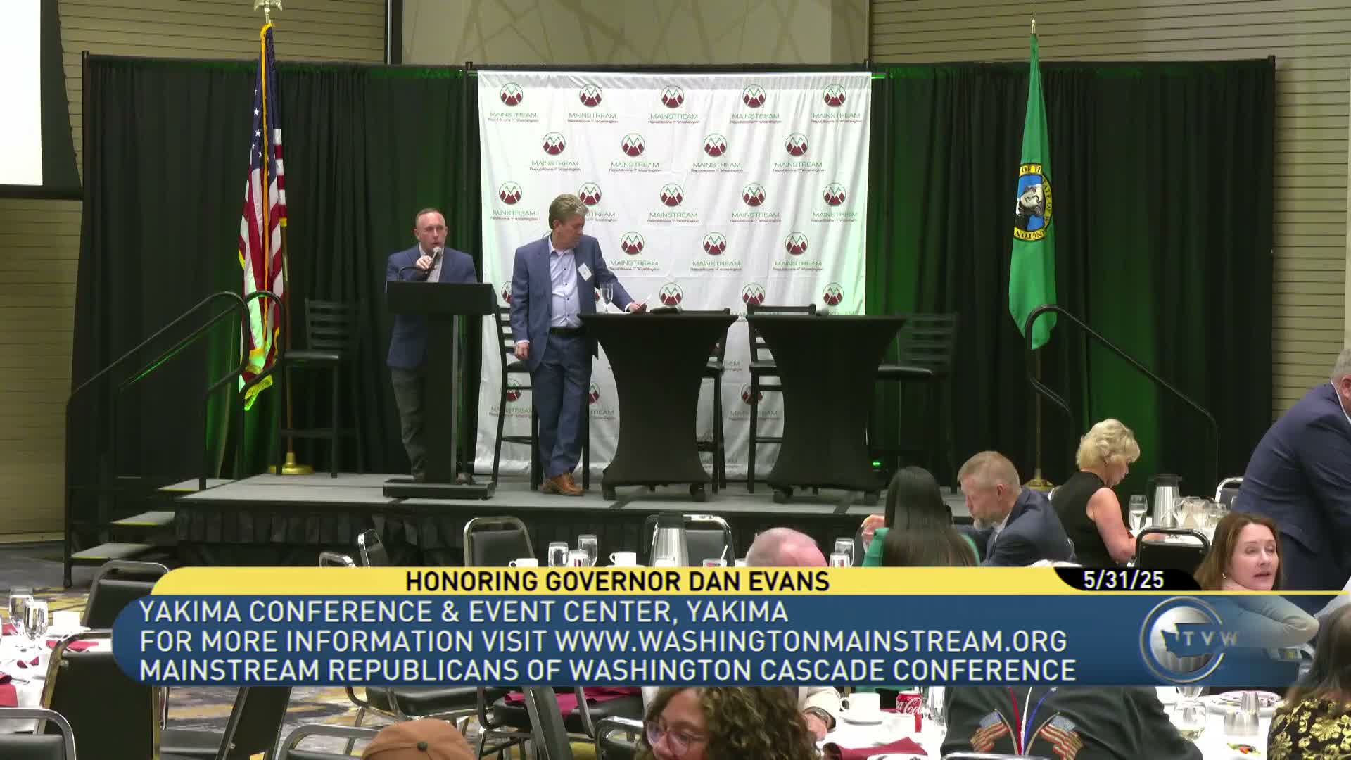 Mainstream Republicans honor Dan Evans, Slade Gorton and Joel Pritchard, spotlighting bipartisanship and mentorship