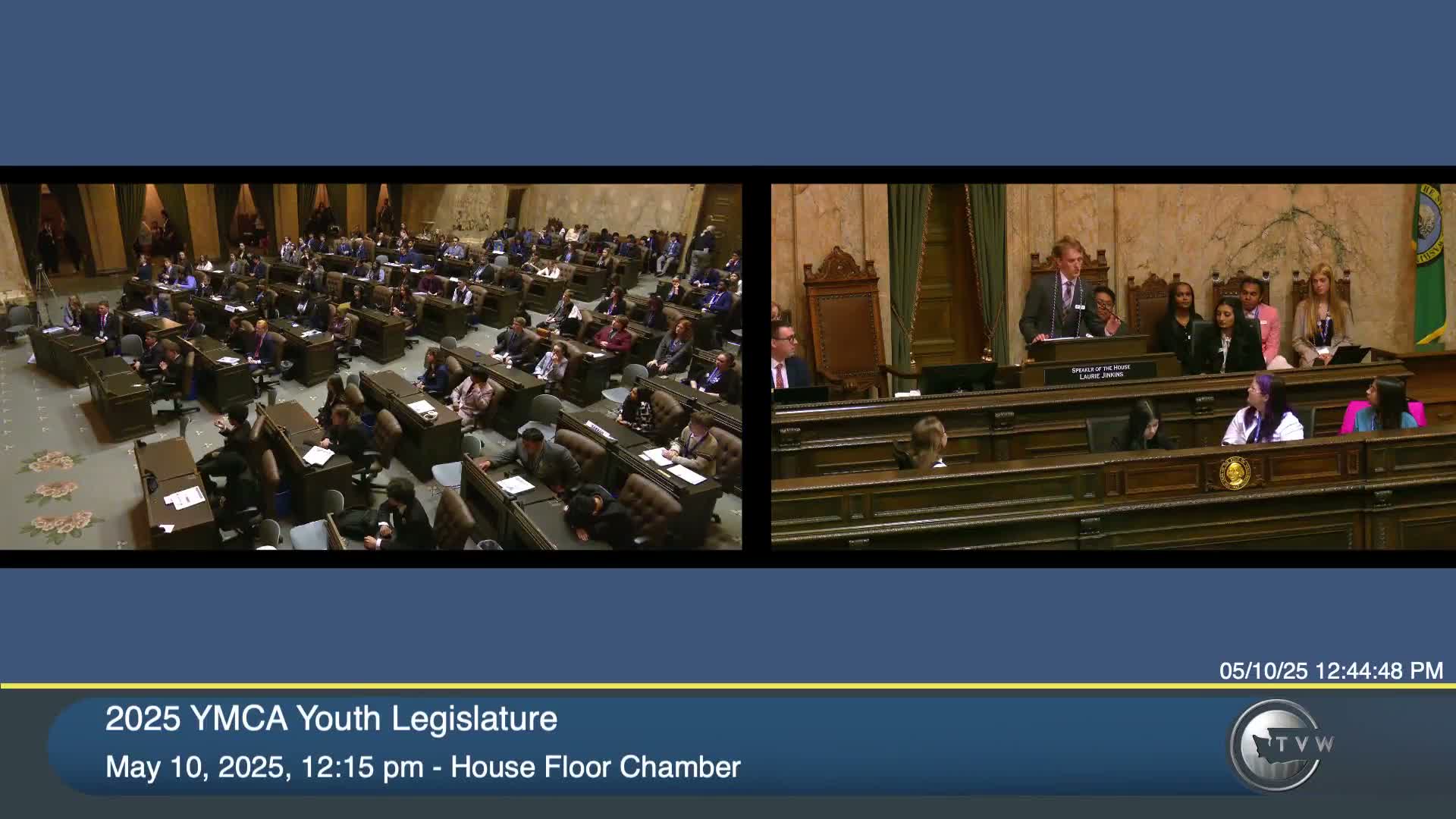 Governor Campbell Phillips urges delegates to defend democracy in closing address