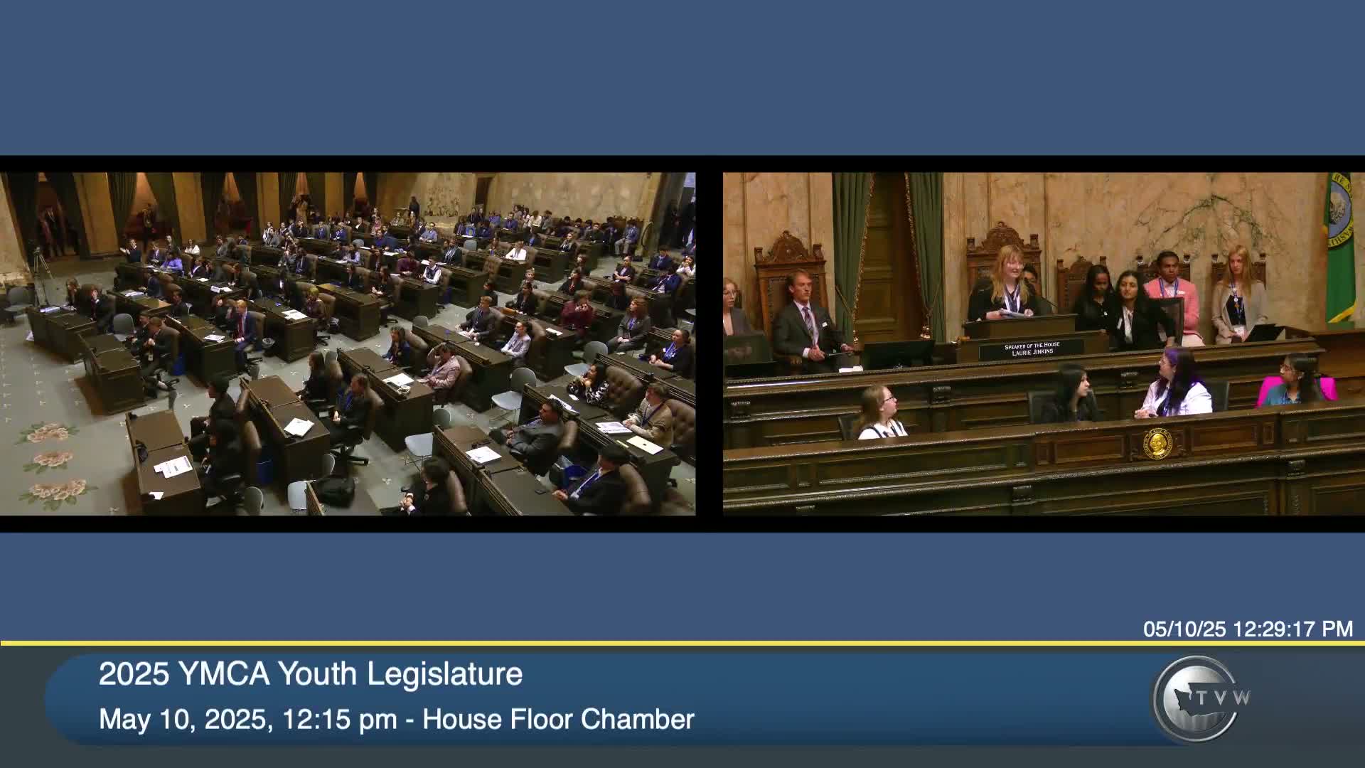 Delegates and advisors honored at Youth Legislature closing session