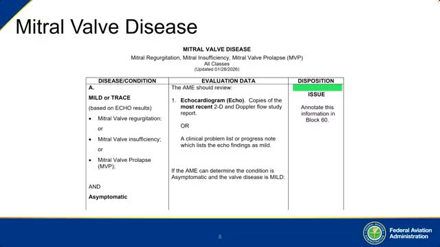 FAA updates AME guidance on valve disease, atrial flutter, carotid stenosis and coronary imaging
