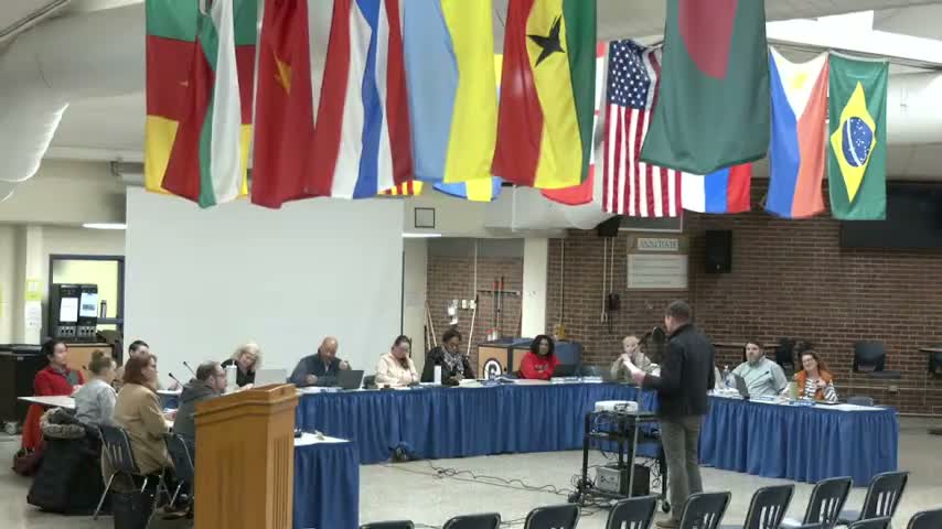 Teachers and students press board over proposed 50‑point floor and persistent tech shortages