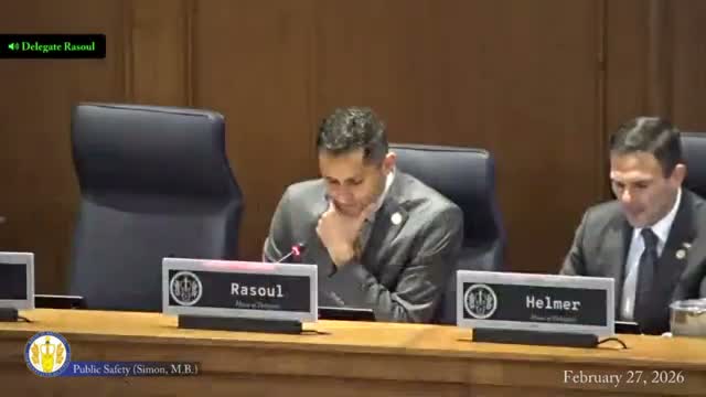 Public Safety Committee advances a slate of bills; several reported to Appropriations