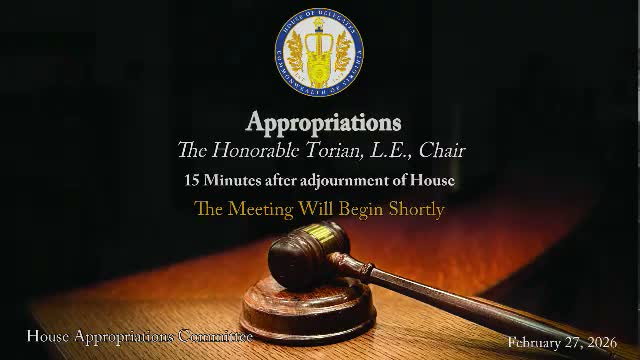 House Appropriations Committee advances multiple bills, including substitute to create regulated recreational cannabis market and Fairfax casino eligibility