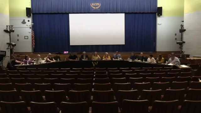 Interim superintendent presents 2024–25 budget with 3.11% levy increase; board approves consent motions