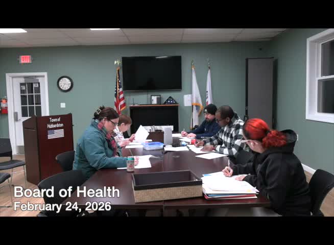 Board amends minutes to remove payment for former member serving as food inspector