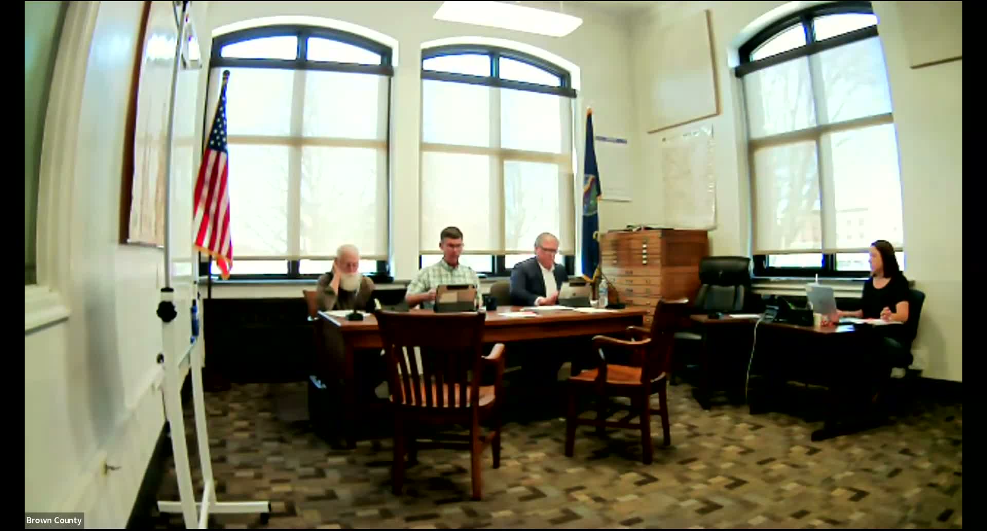 Brown County commissioners table draft construction-code resolution pending staff clarification