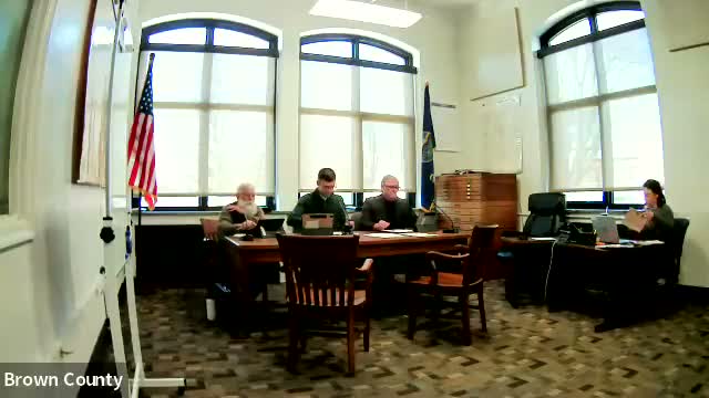 Brown County commissioners approve routine minutes and payroll, authorize trash bid solicitation and hire Lloyd Group for 2027 budget help
