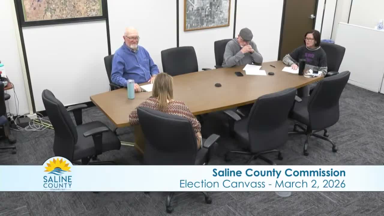 Saline County commissioners approve canvas of Salina mail-ballot election, rule on 76 provisional ballots