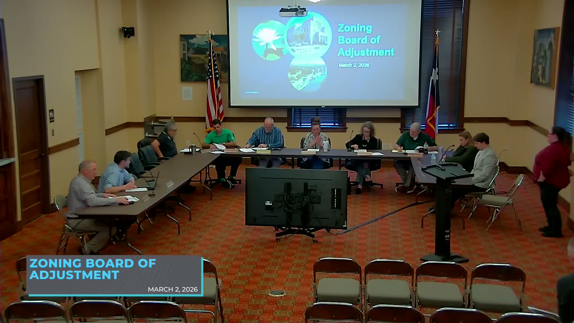 Zoning Board of Adjustment fails to approve variance for carport at 3325 North Haven Court