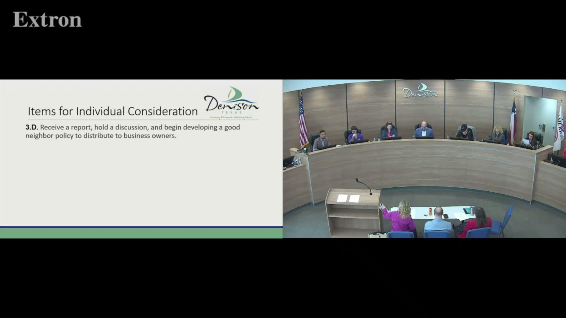 Advisory board discusses parking maps, good‑neighbor policy and festival planning as D3 work continues