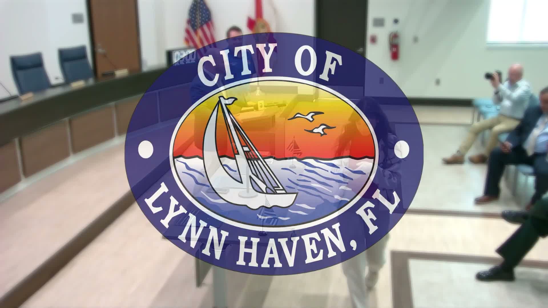 Lynn Haven swears in Lewis Blanchard as police chief; four promoted, four officers sworn in