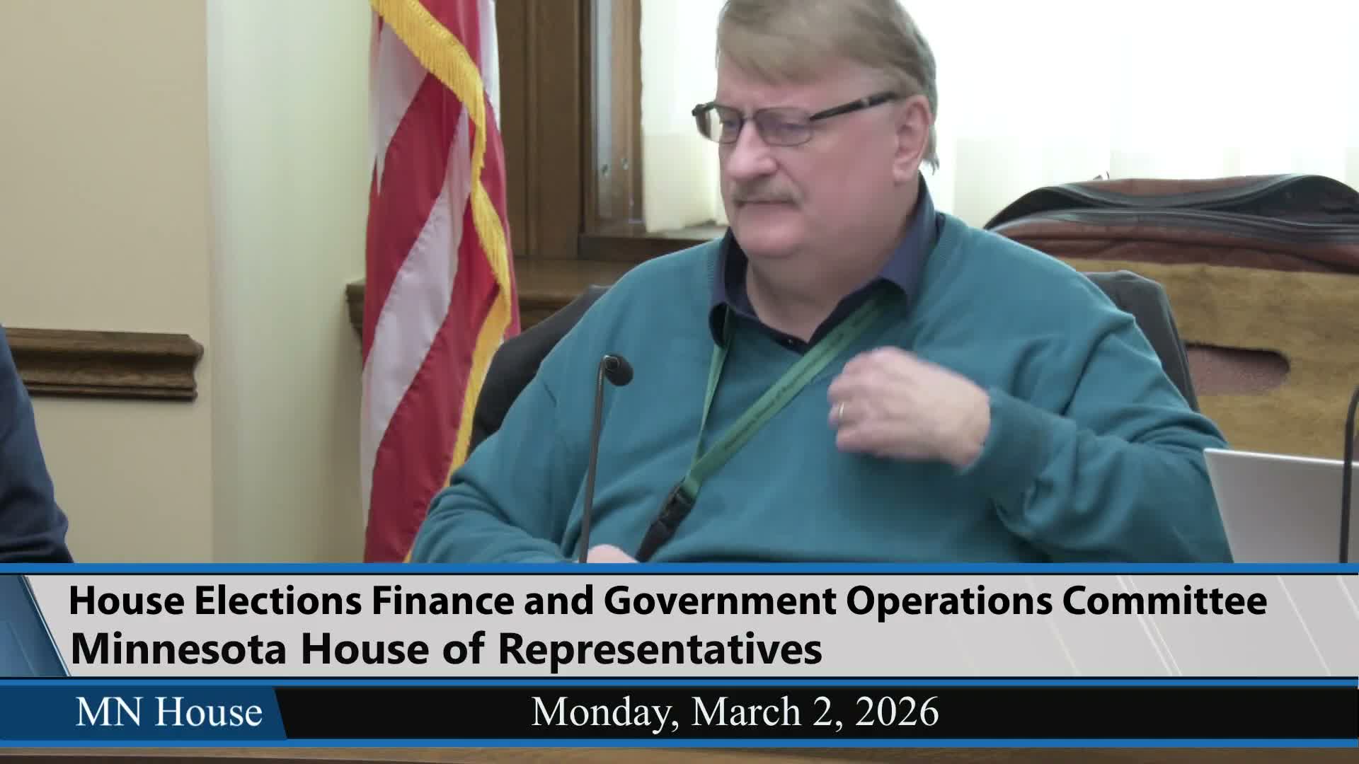 Committee lays over election-procedure bills after procedural and security questions