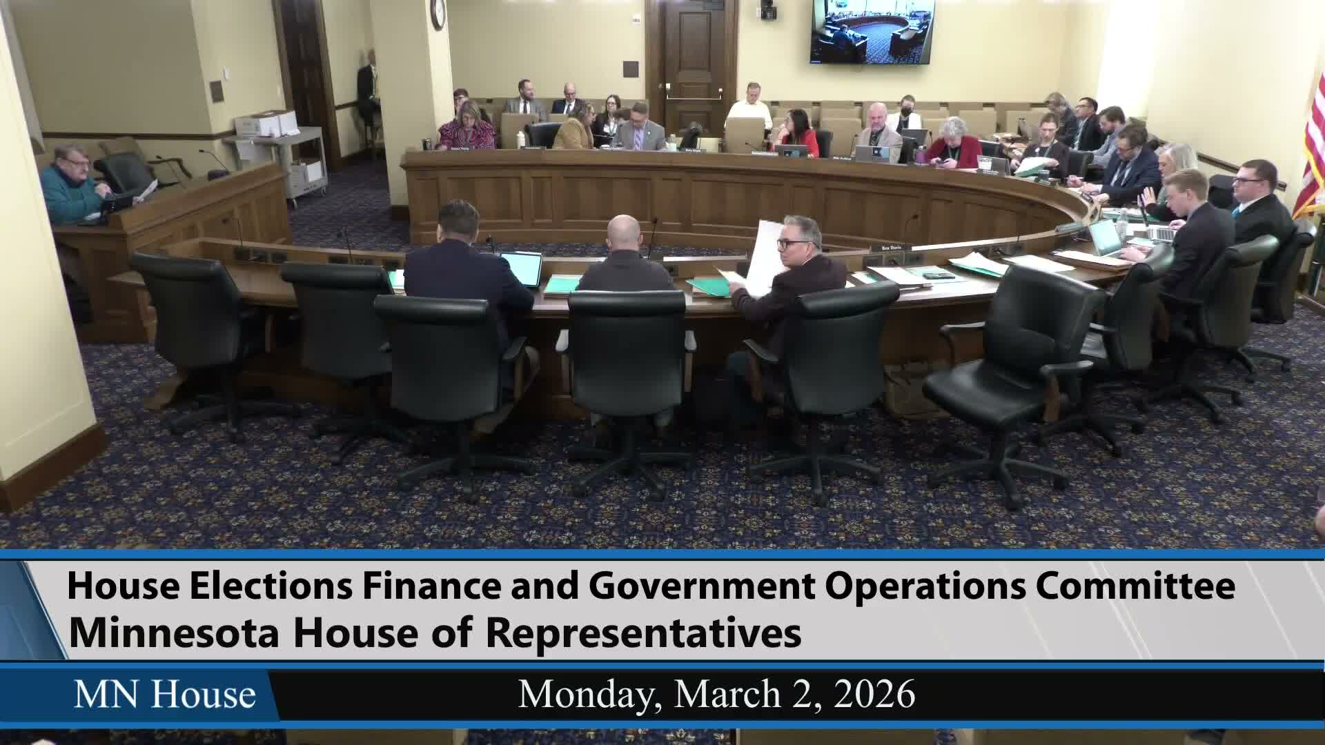 Committee lays over bill to let national party chairs request Minnesota voter-list updates