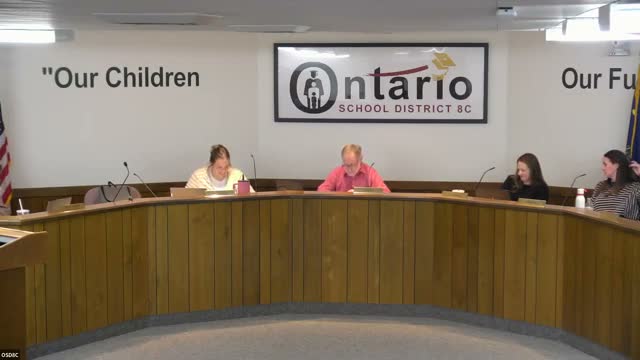 Ontario SD 8C board work session explains rationale for Friday start, compressed 2026–27 calendar