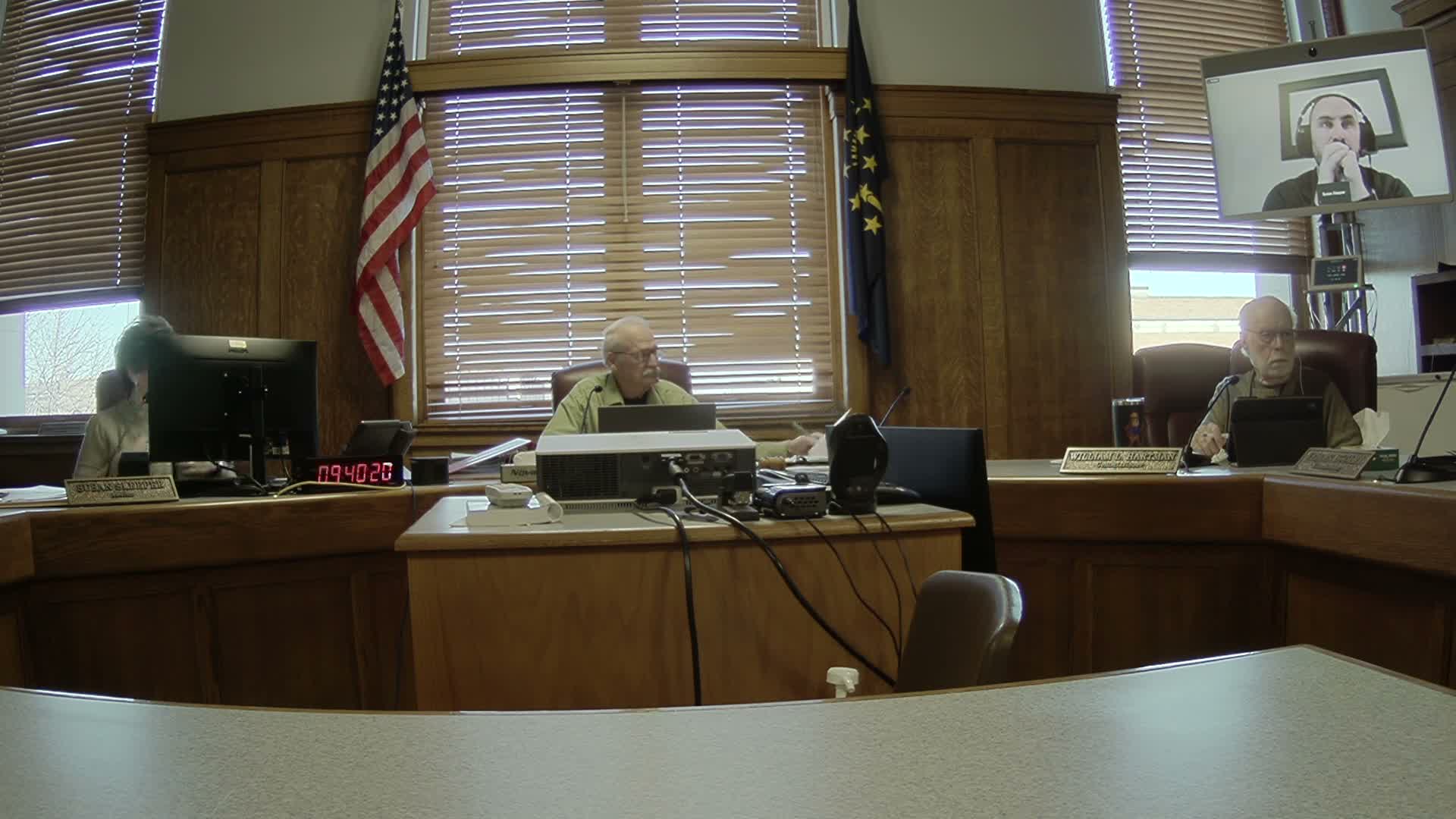 Commissioners approve purchase of in-stock 2025 grader and authorize bridge bids; culvert quote awarded