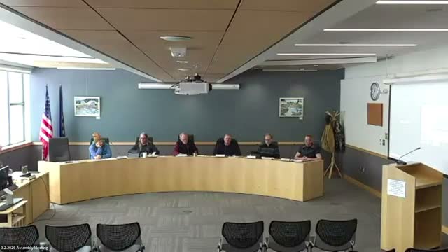 Assembly unanimously adopts rezone ordinance to designate borough tideland parcel as Marine Industrial