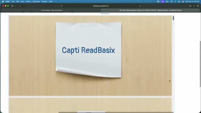 Big Lake rolls out state-mandated Read Basics screening, ties results to MTSS supports