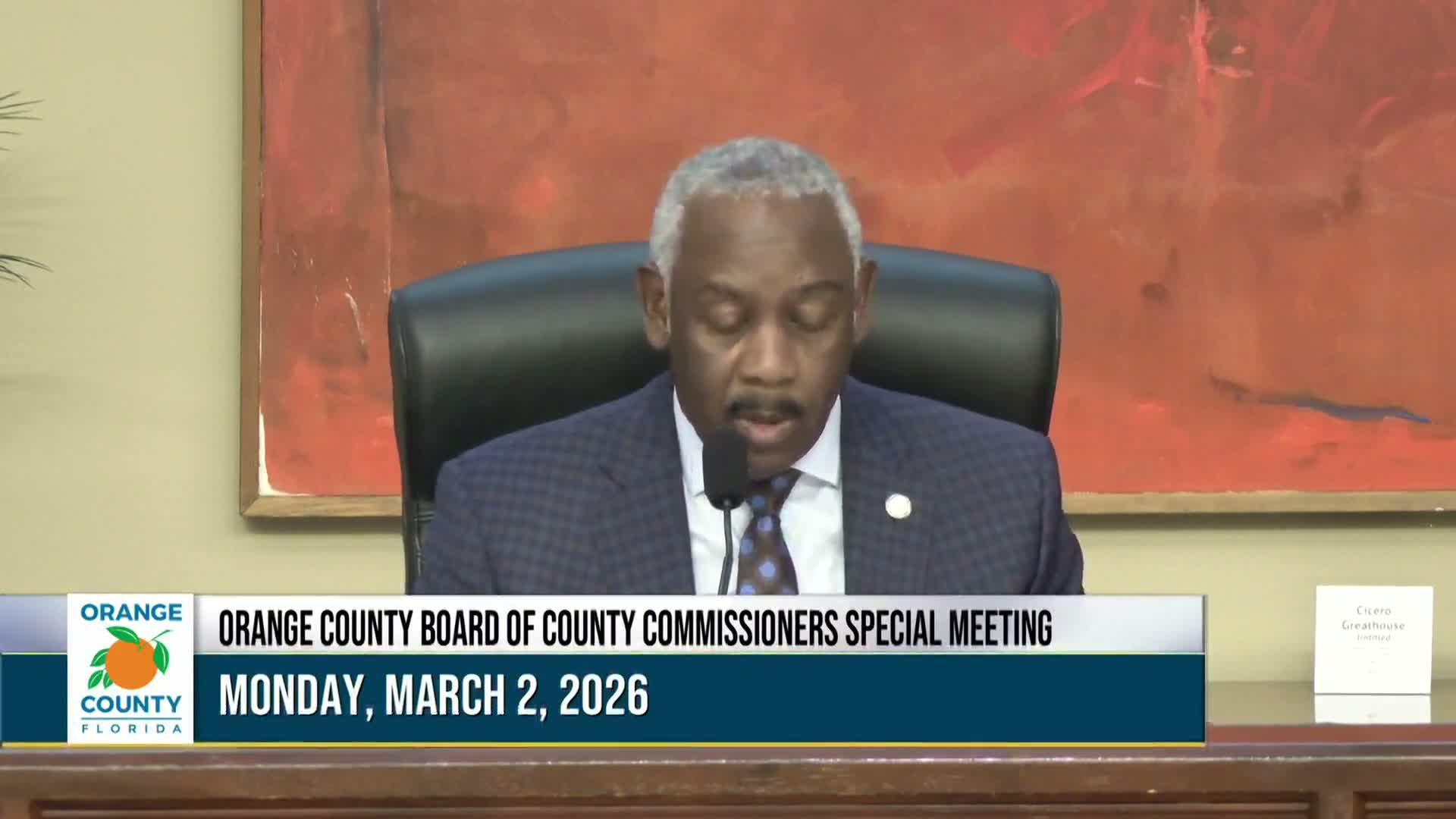 Orange County reviews infrastructure surtax plan after Trust for Public Land polling; no consensus to advance in 2026