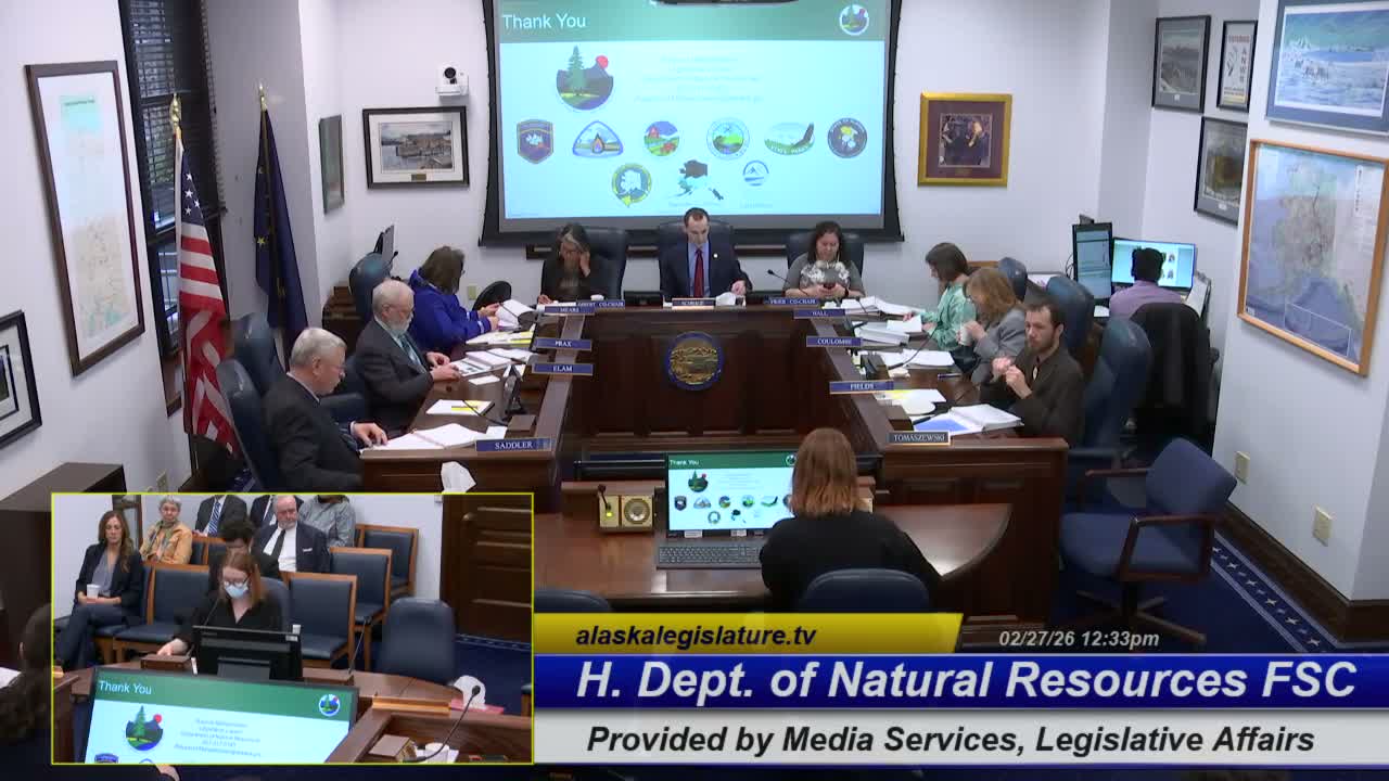 House Finance subcommittee rejects amendment to restore deputy commissioner funding, moves DNR recommendations out of committee 8–1