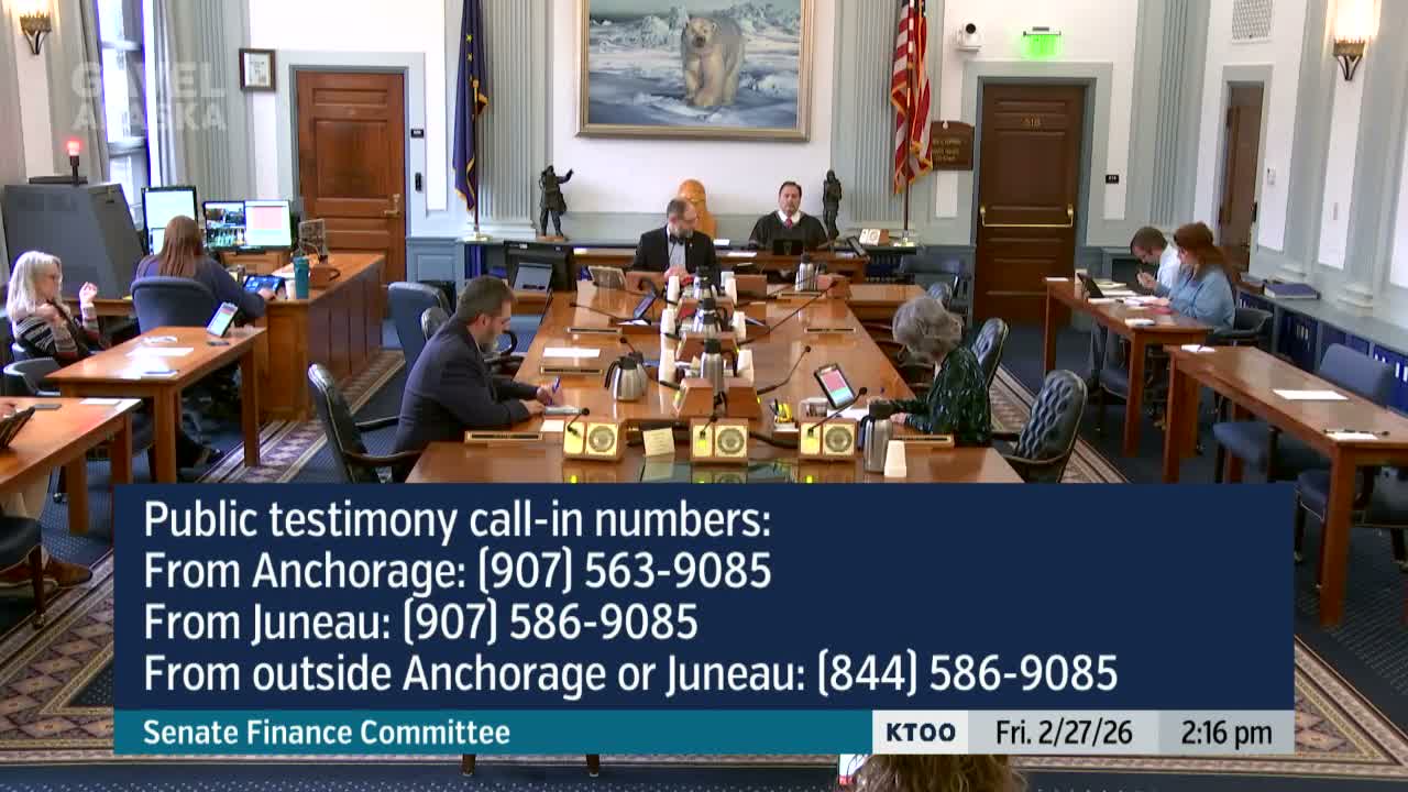 Speaker tells Senate finance panel to raise oil taxes and set enforceable fiscal rules