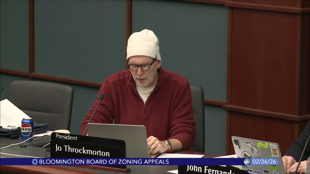 Neighbors urge denial as Bloomington board grants limited variances for 2511 North Dunn 'North Grove' subdivision