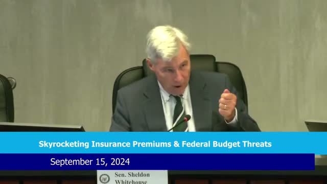 Senate roundtable in Hollywood spotlights Florida homeowners-insurance crisis and pushes federal reinsurance