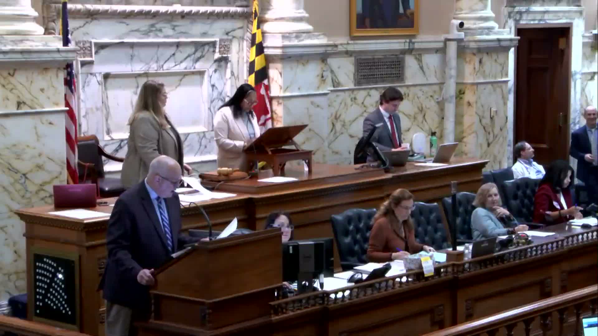 Delegate questions whether energy redetermination bill changes eligibility; sponsor says it only streamlines the process