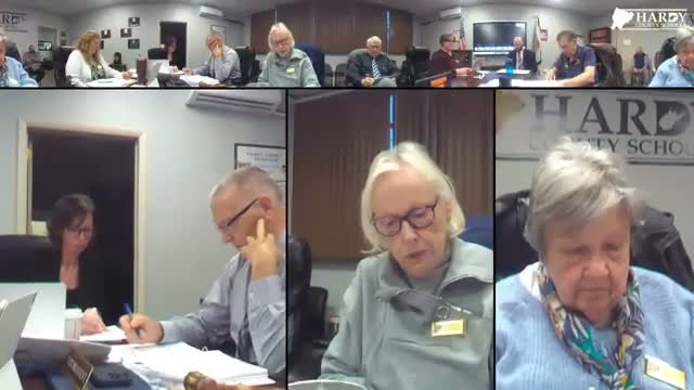 Hardy County board approves 2026–27 calendar, accepts personnel slate