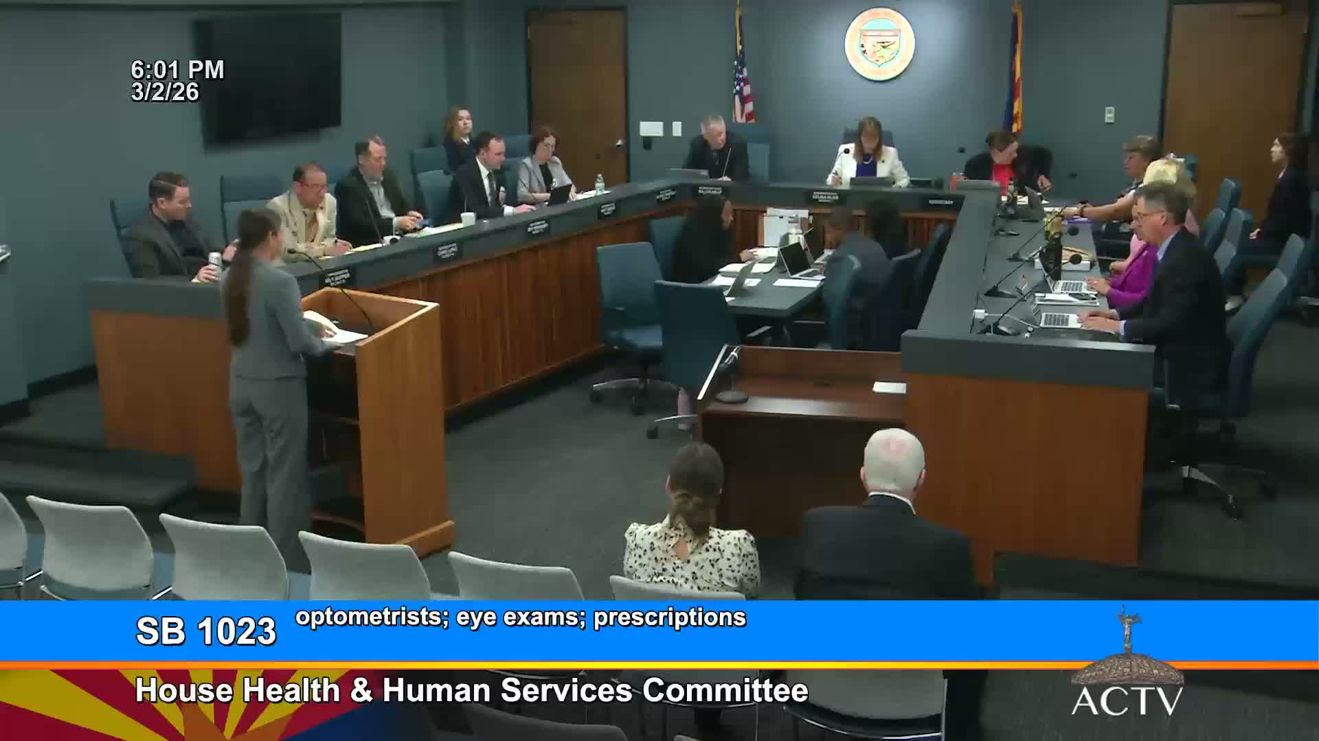 Committee approves bill standardizing optometrist exam intervals and eyeglass prescription validity