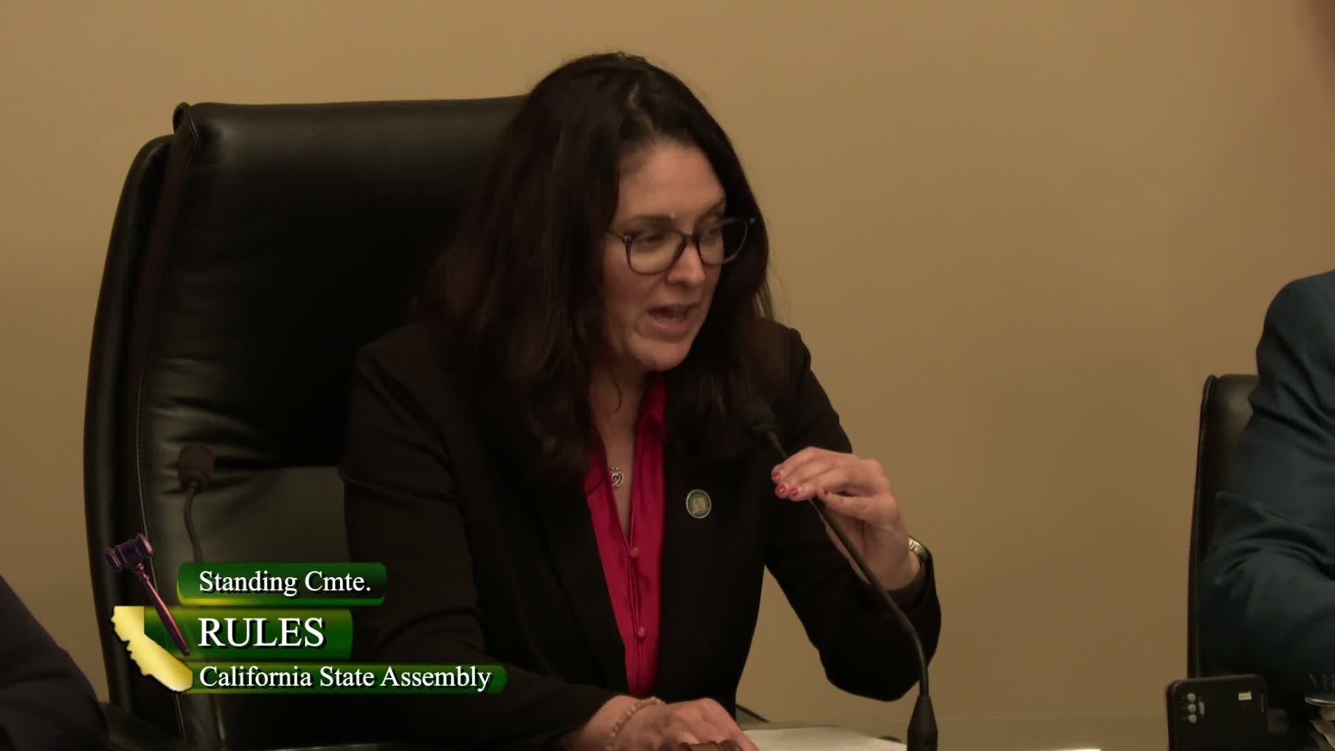 Rules Committee approves consent agenda and adjourns