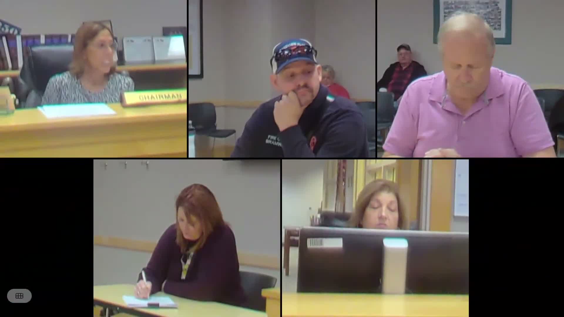 County opens sealed bids for SCBA air packs; fire chief reports uptick in calls