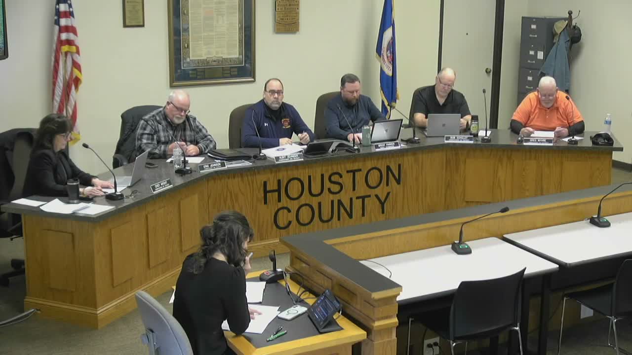 Houston County approves ABC contract and a package of equipment purchases, tables one bid