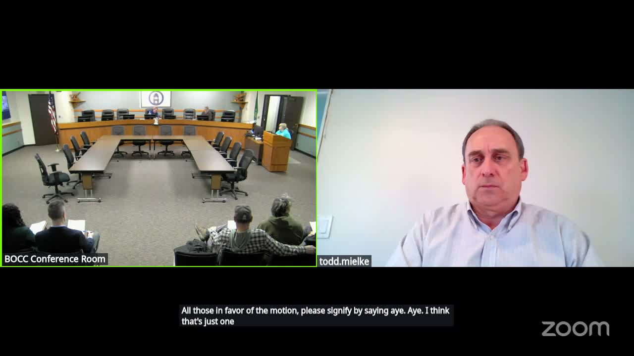 Commissioners approve short-term criminal justice contract amendments with Sequim and Port Angeles amid public questions on costs