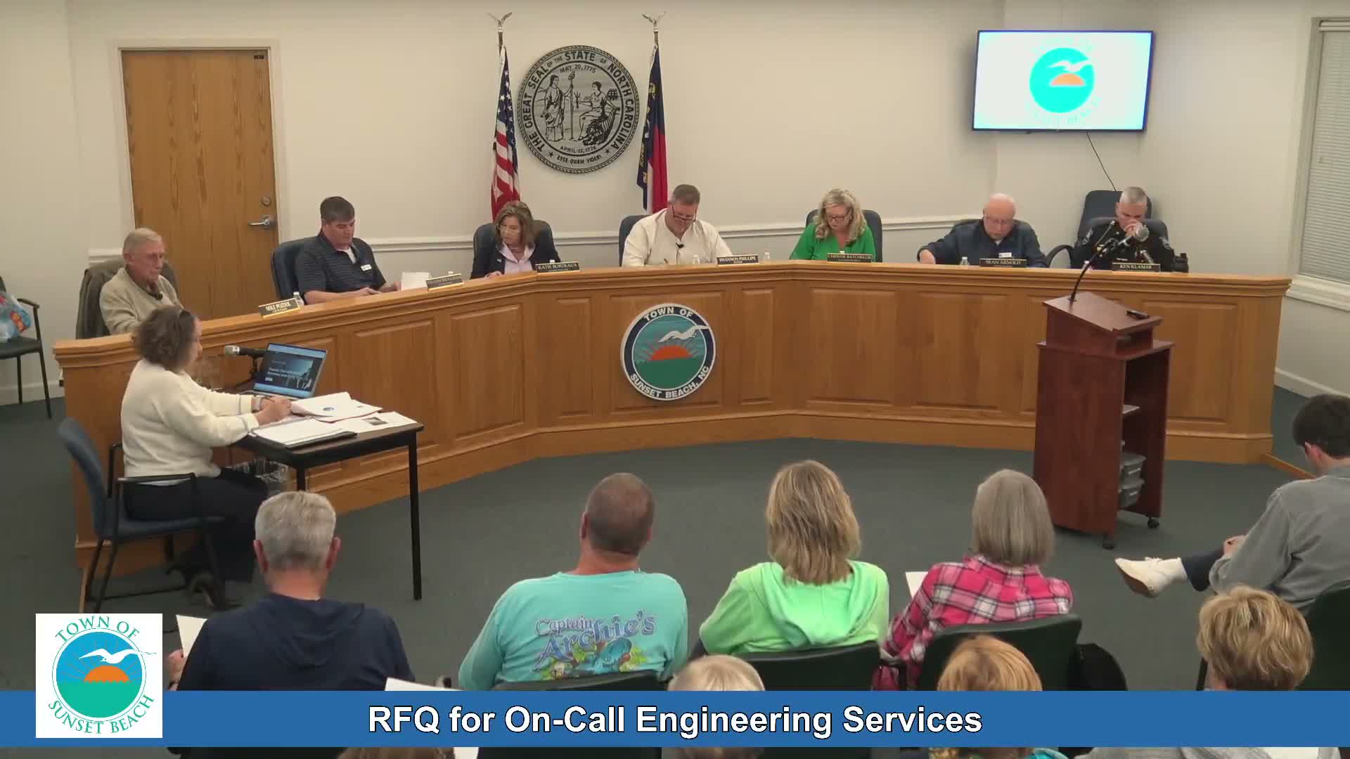 Sunset Beach council adopts background‑check ordinance and approves a package of administrative actions, contracts and settlements