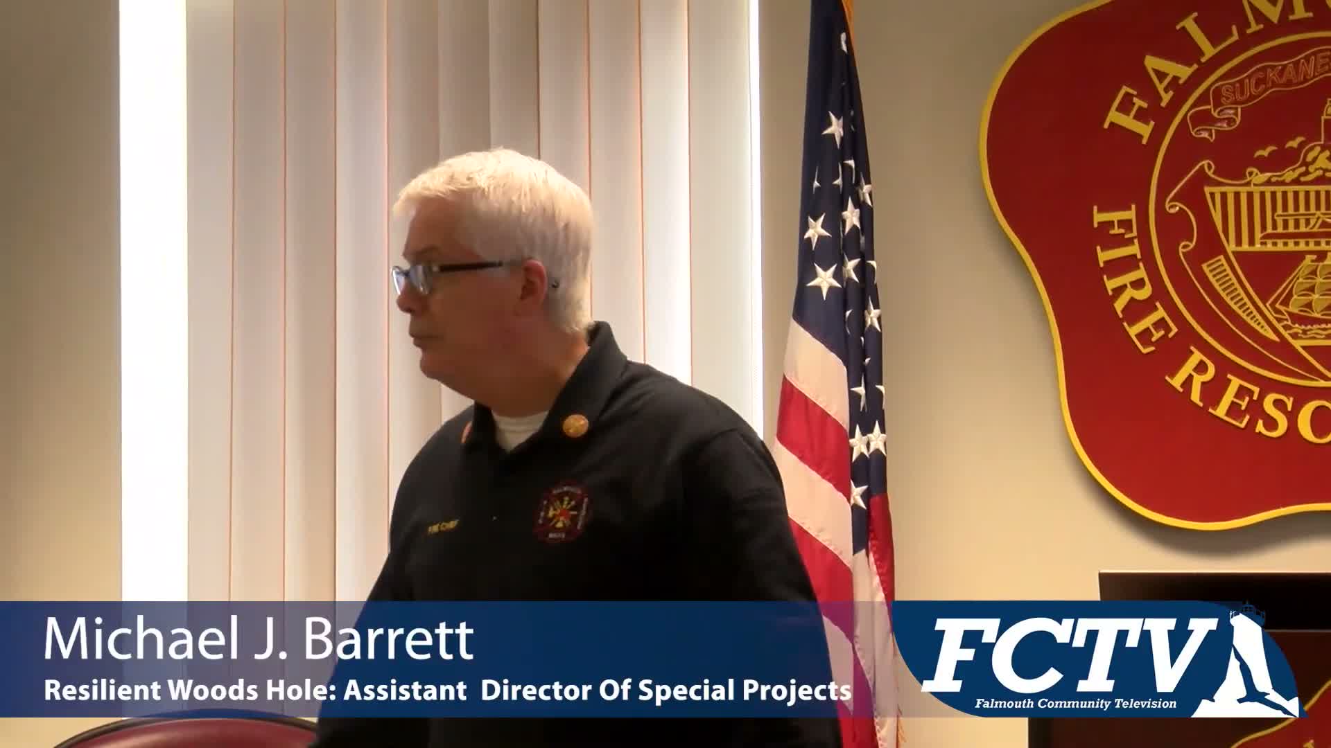 Resilient Woods Hole details sea‑level risks and local fixes to Falmouth emergency planners