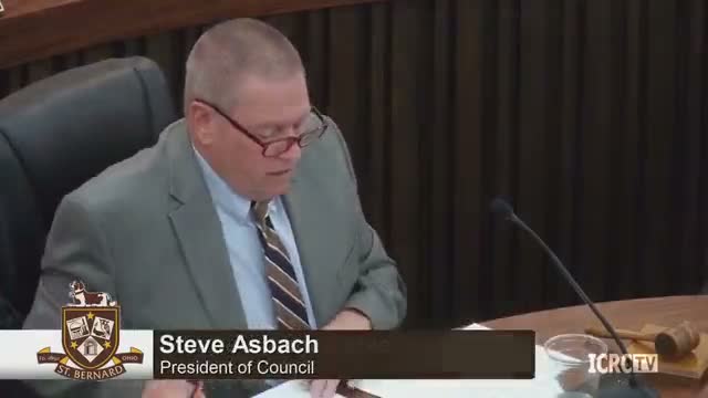Saint Bernard council adopts tax-levy resolution and approves $10,000 appropriation