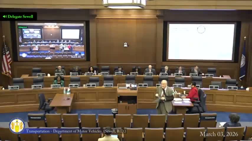 Senator Marsden's bill to require driver‑instructor ID placards advanced by subcommittee