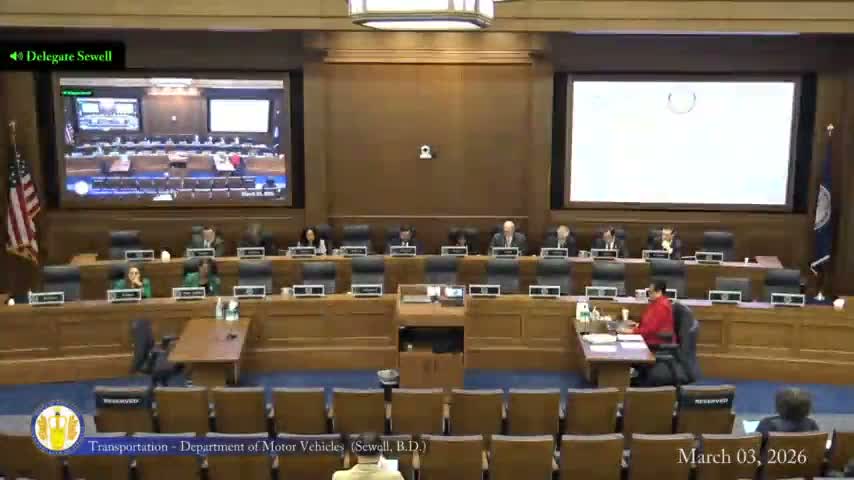 Subcommittee advances bill removing permit‑renewal limit for dealer plate use