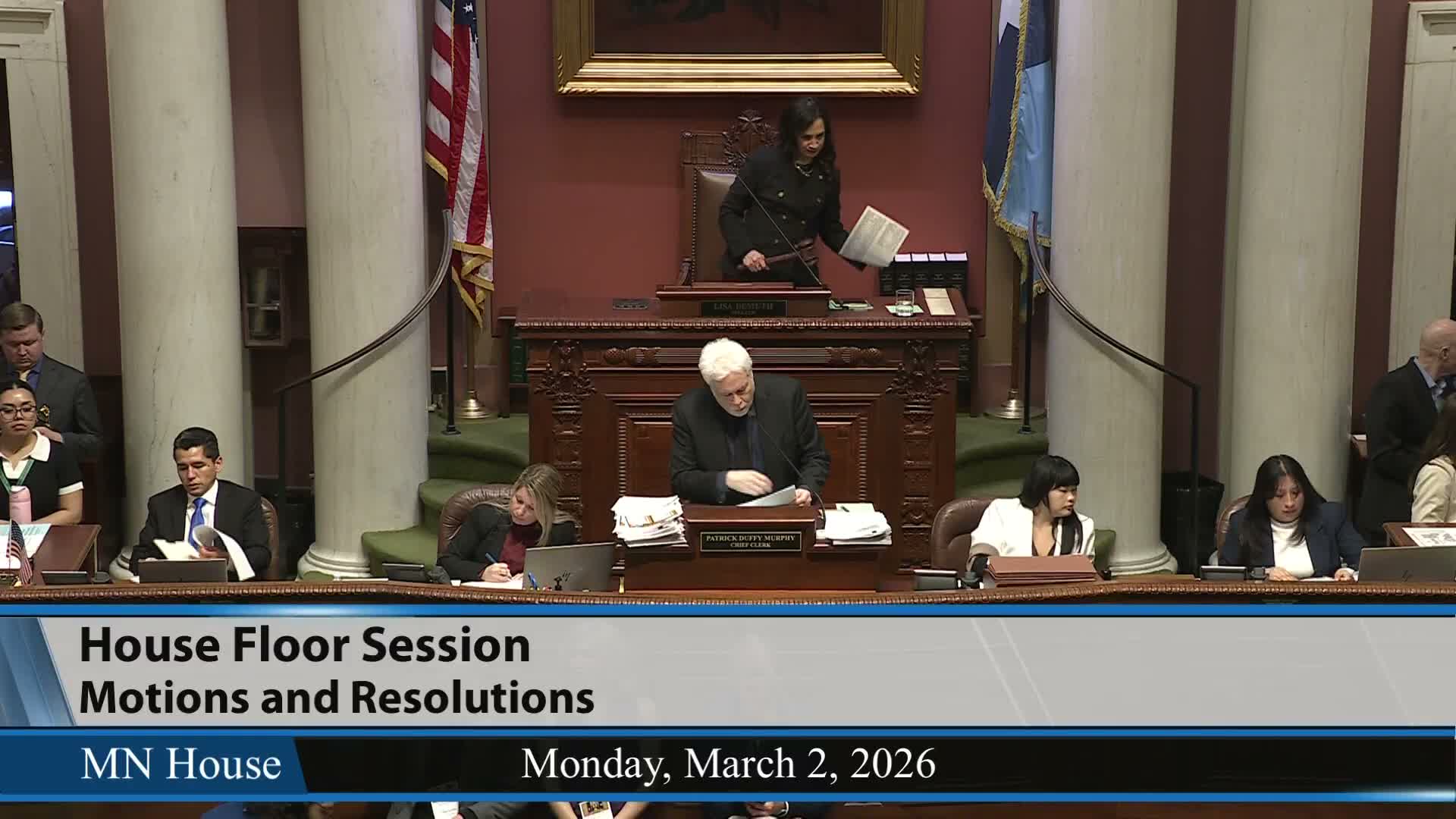 Two impeachment resolutions introduced and referred to rules committee