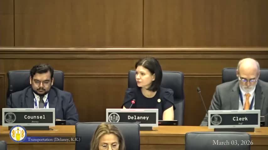 Transportation Committee reports three Highway Safety bills out of subcommittee by 9–0 votes