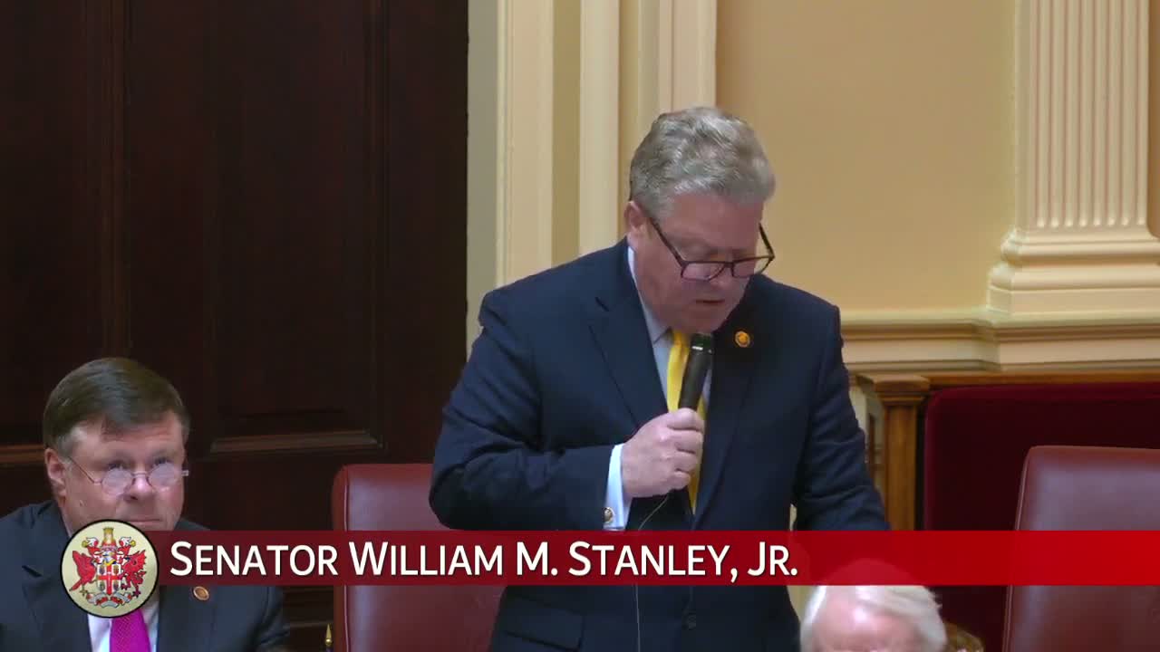 Senator invokes personal privilege to name Stephanie Minter, ties case to detainer policy