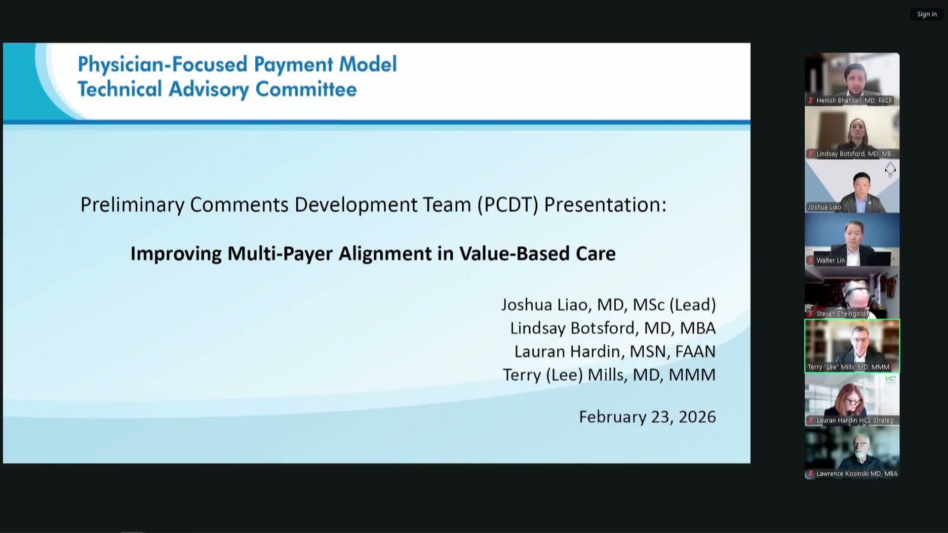 PTAC lays out definition, benefits and barriers to multi‑payer alignment in value‑based care