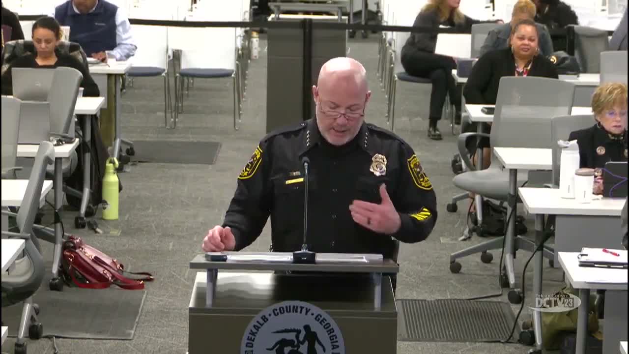DeKalb police present 2025 annual report: homicides fall below 100, clearance rate 76.9%