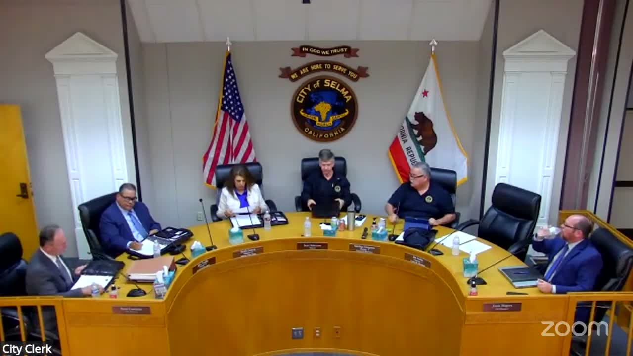 Selma City Council convenes closed session to discuss potential litigation