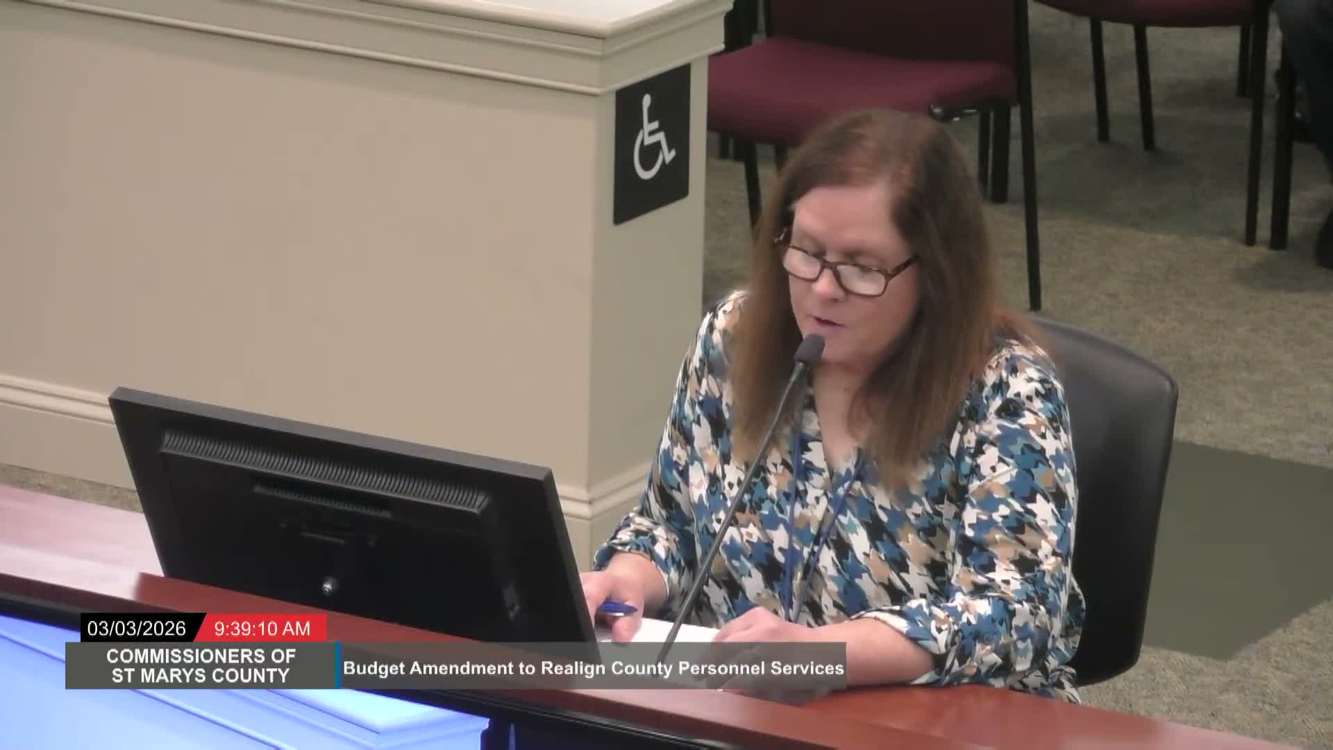 Commissioners approve FY26 personnel realignment, boost emergency reserve by $504,949