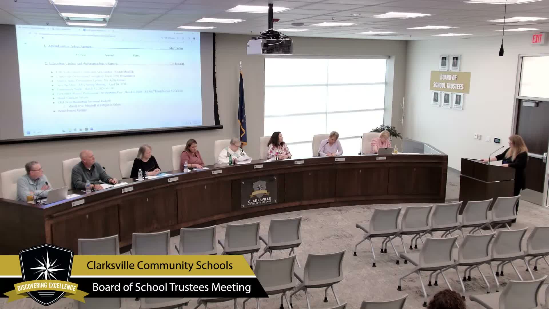 Clarksville board approves personnel and fundraising requests, accepts $4,000 firefighters’ gift and hears collections update