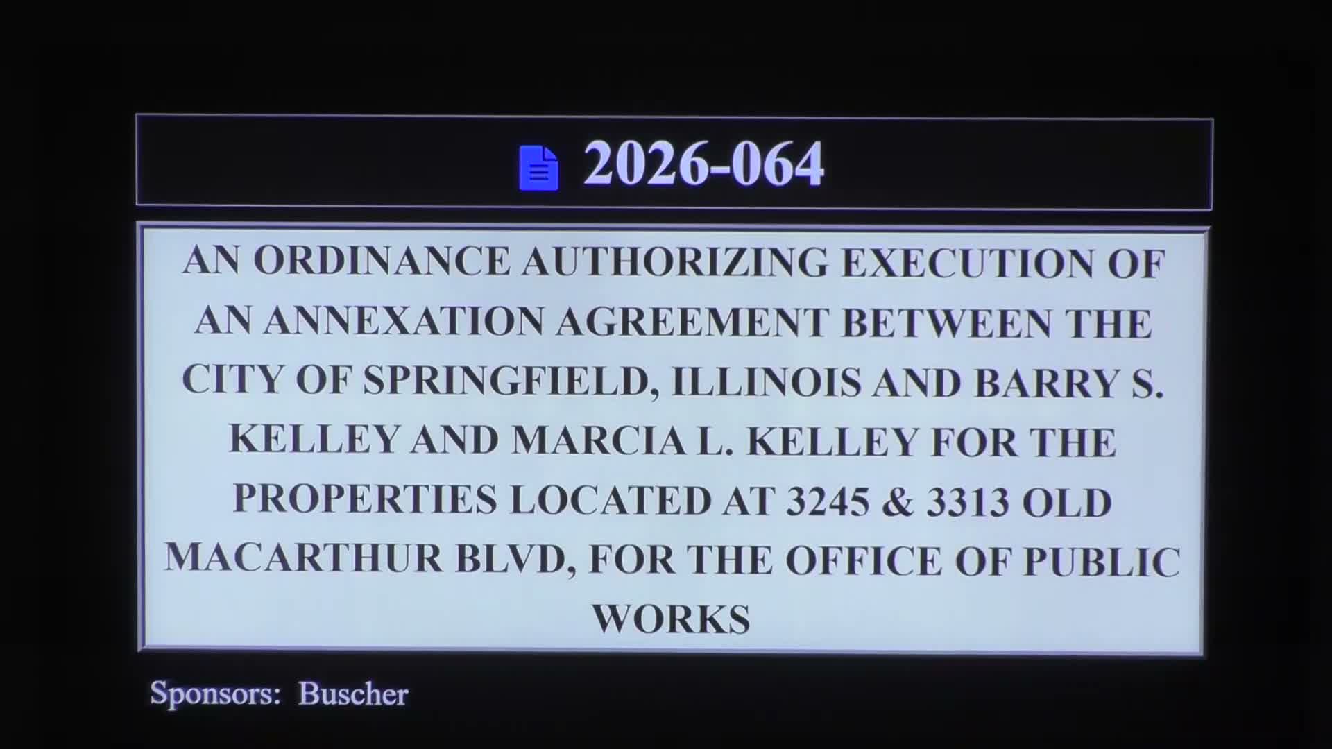 Council approves annexation of two Old MacArthur Boulevard parcels