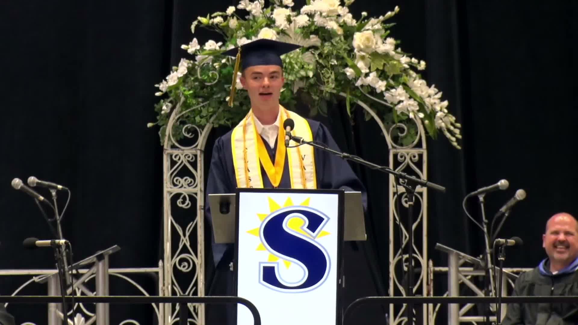 Event is a high-school graduation ceremony — not eligible for civic coverage