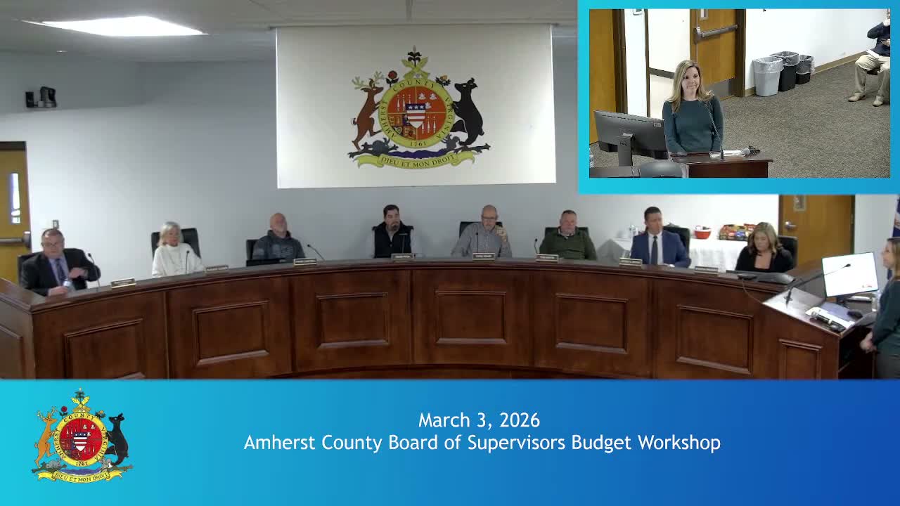 Amherst supervisors vote to advertise 61¢ tax rate as budget gap forces conservative plan