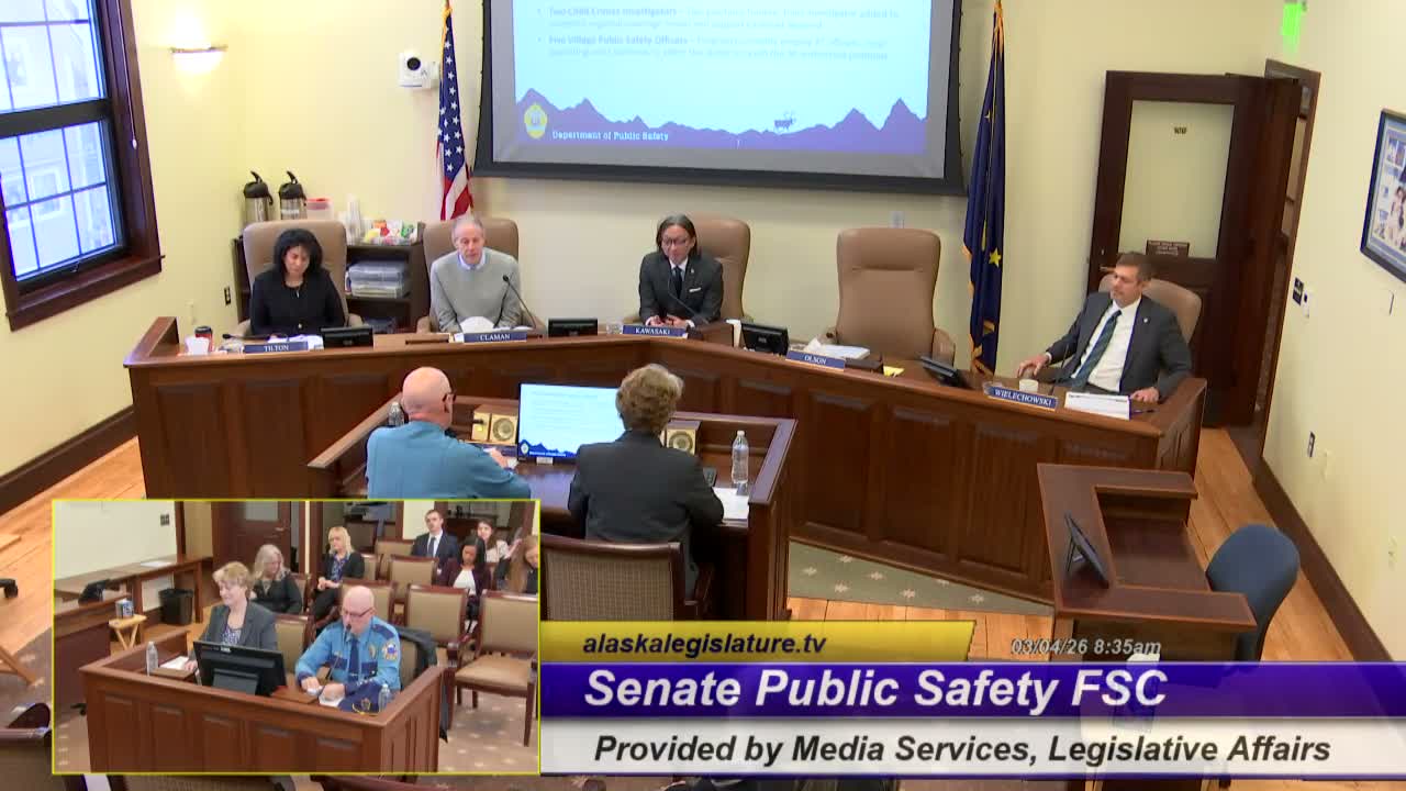 Alaska DPS asks for new funding to sustain body cameras and shore up VPSO program in FY27